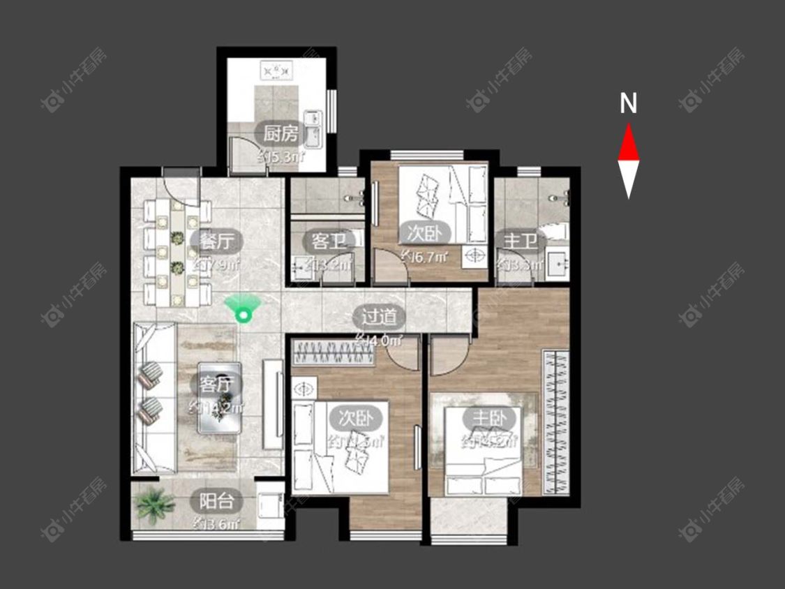 中海龙城花园北区房源 常州中海龙城花园北区在售二手房源_小牛看房