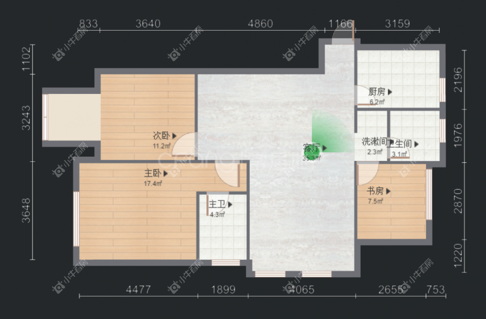 常州御河湾租房房源封面图