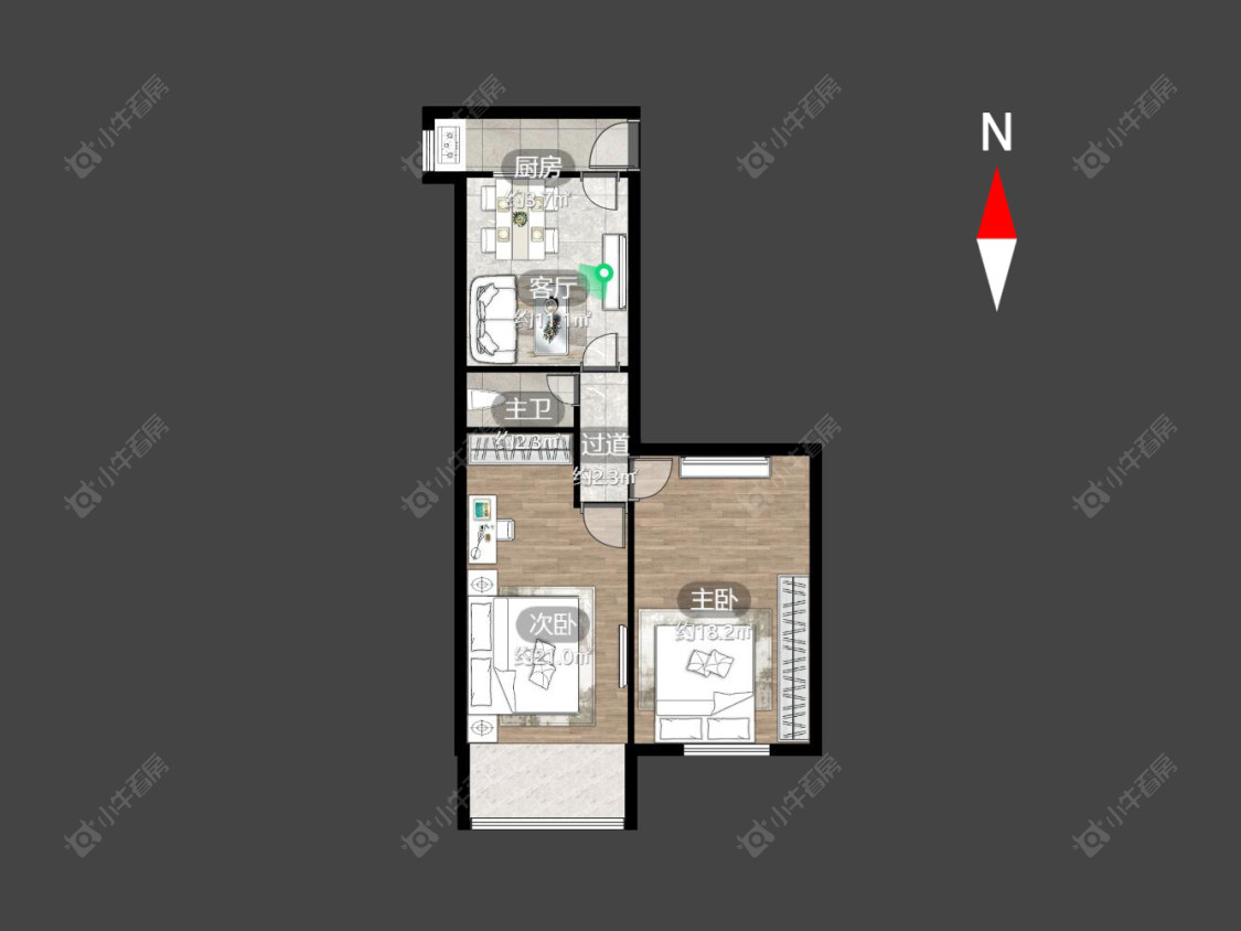 常州县学街在售二手房源户型图_小牛看房