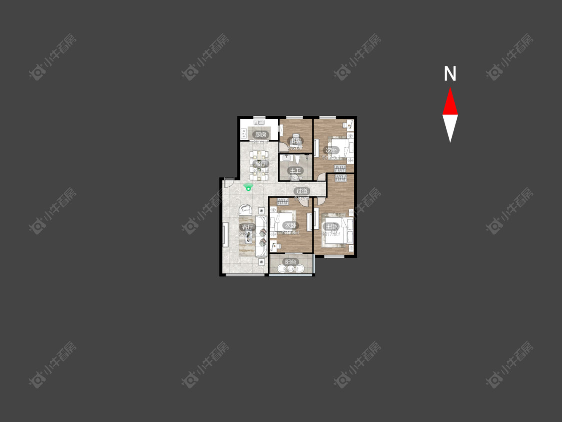 常州怀德苑在售二手房源户型图_小牛看房