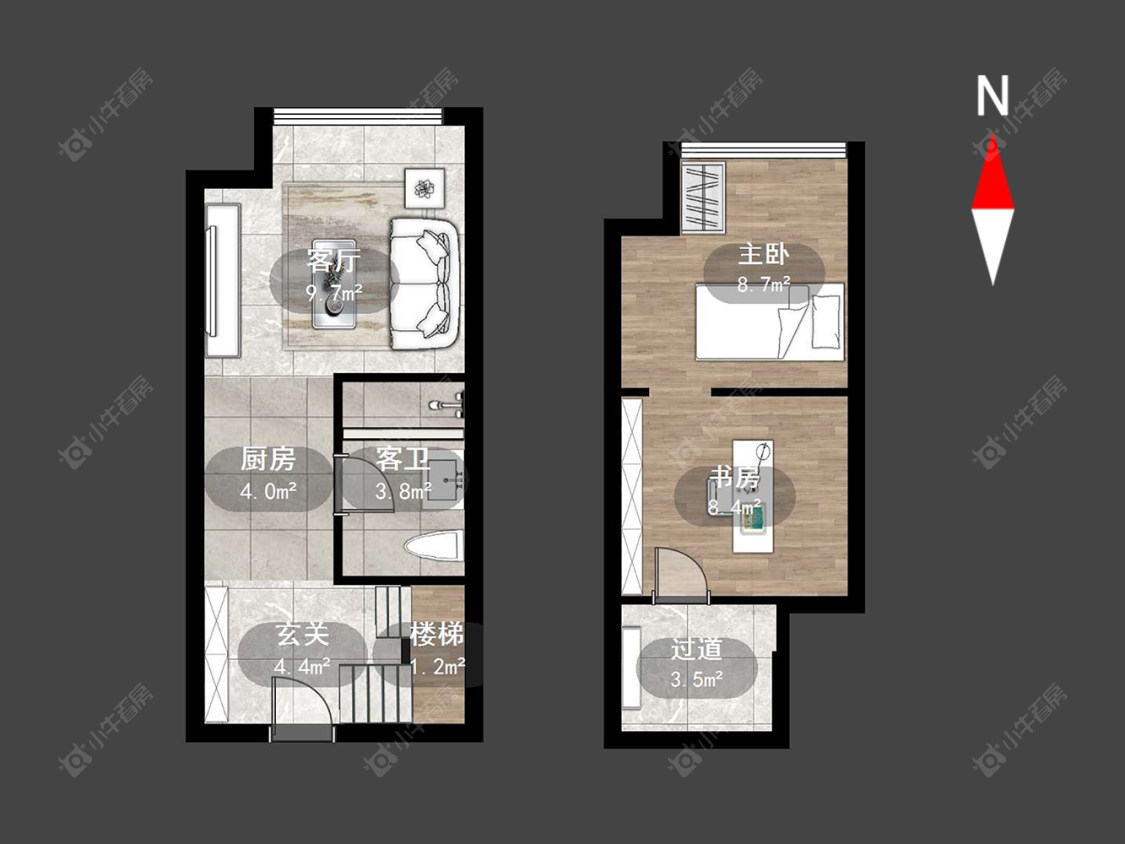 常州龙湖星图在售二手房源户型图_小牛看房