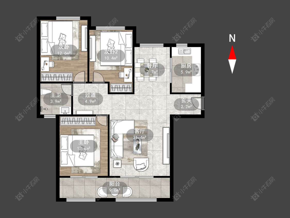 常州绿都万和城七区在售二手房源户型图_小牛看房
