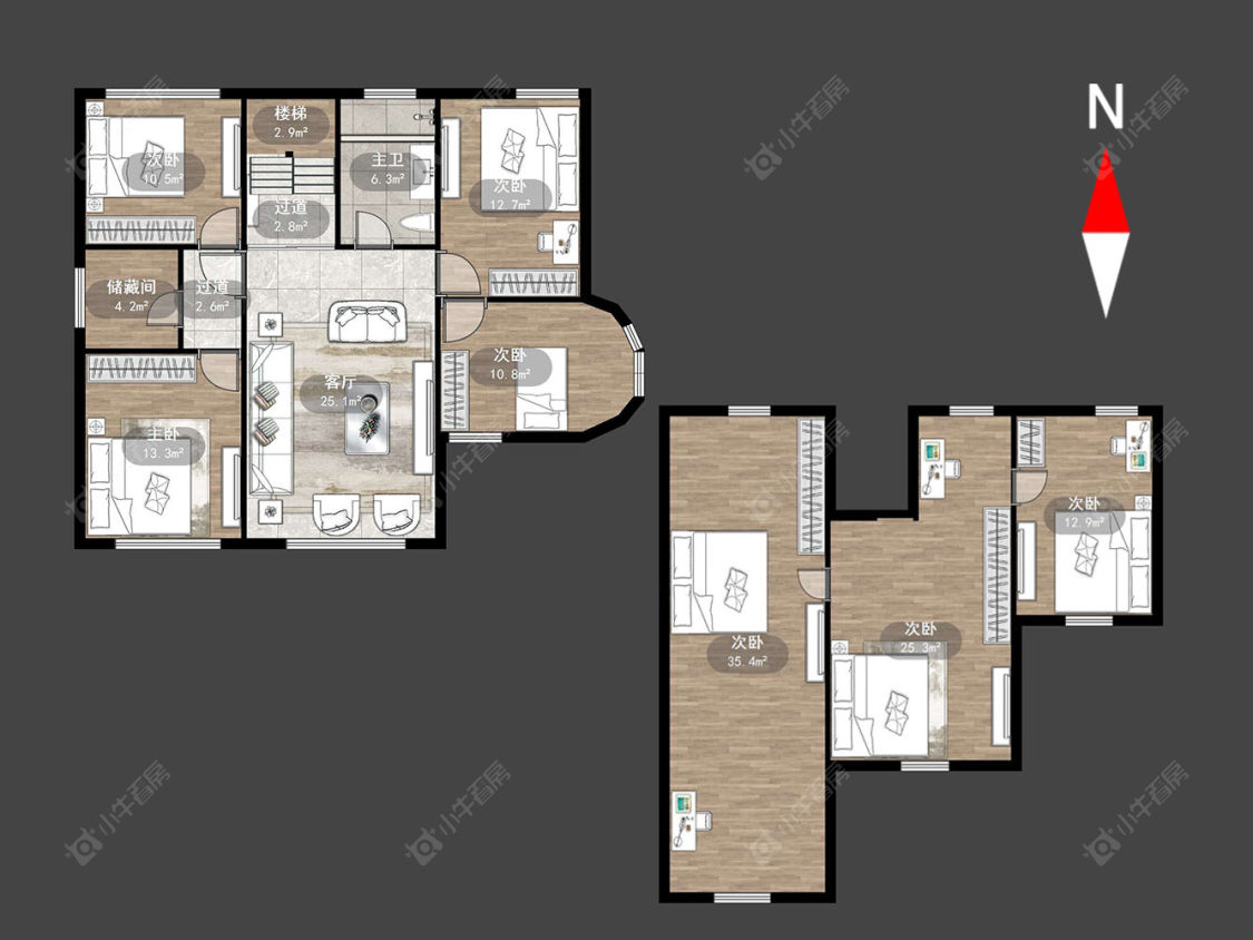 常州翠菊山庄在售二手房源户型图_小牛看房