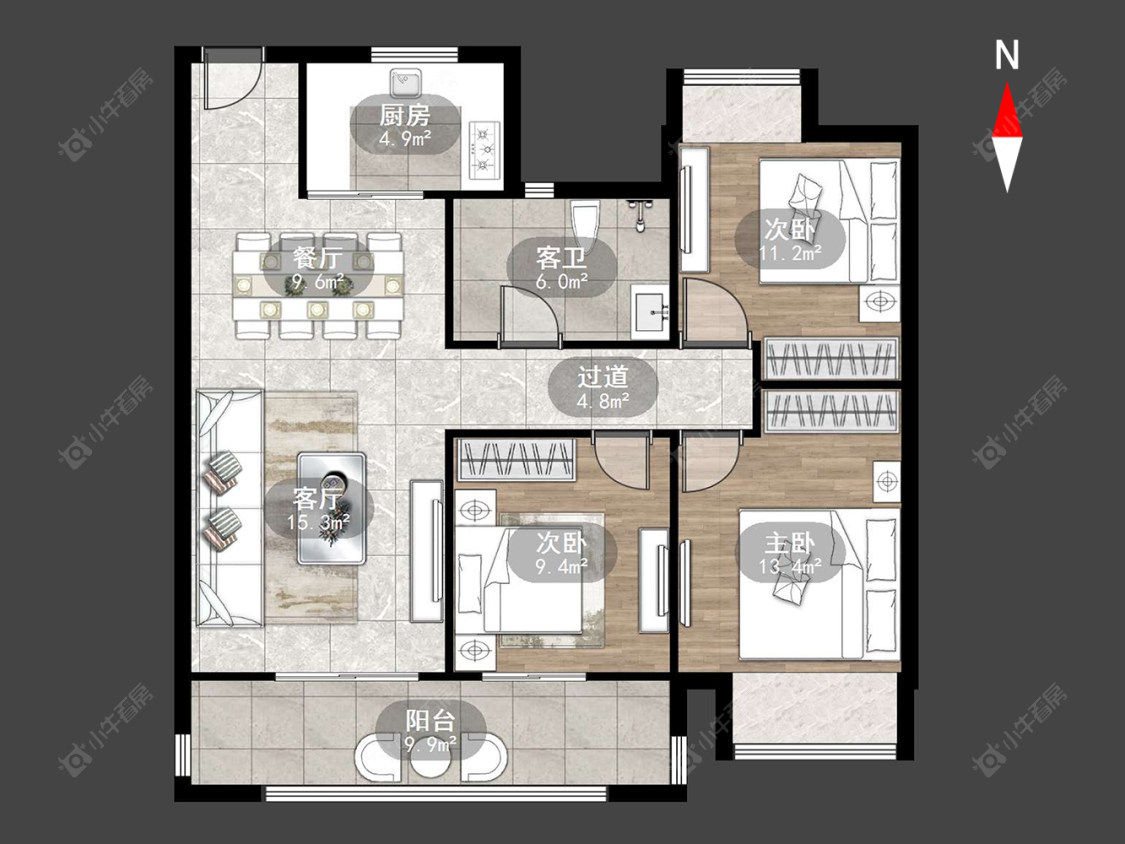 牡丹招商公园学府房源 常州牡丹招商公园学府在售二手房源_小牛看房