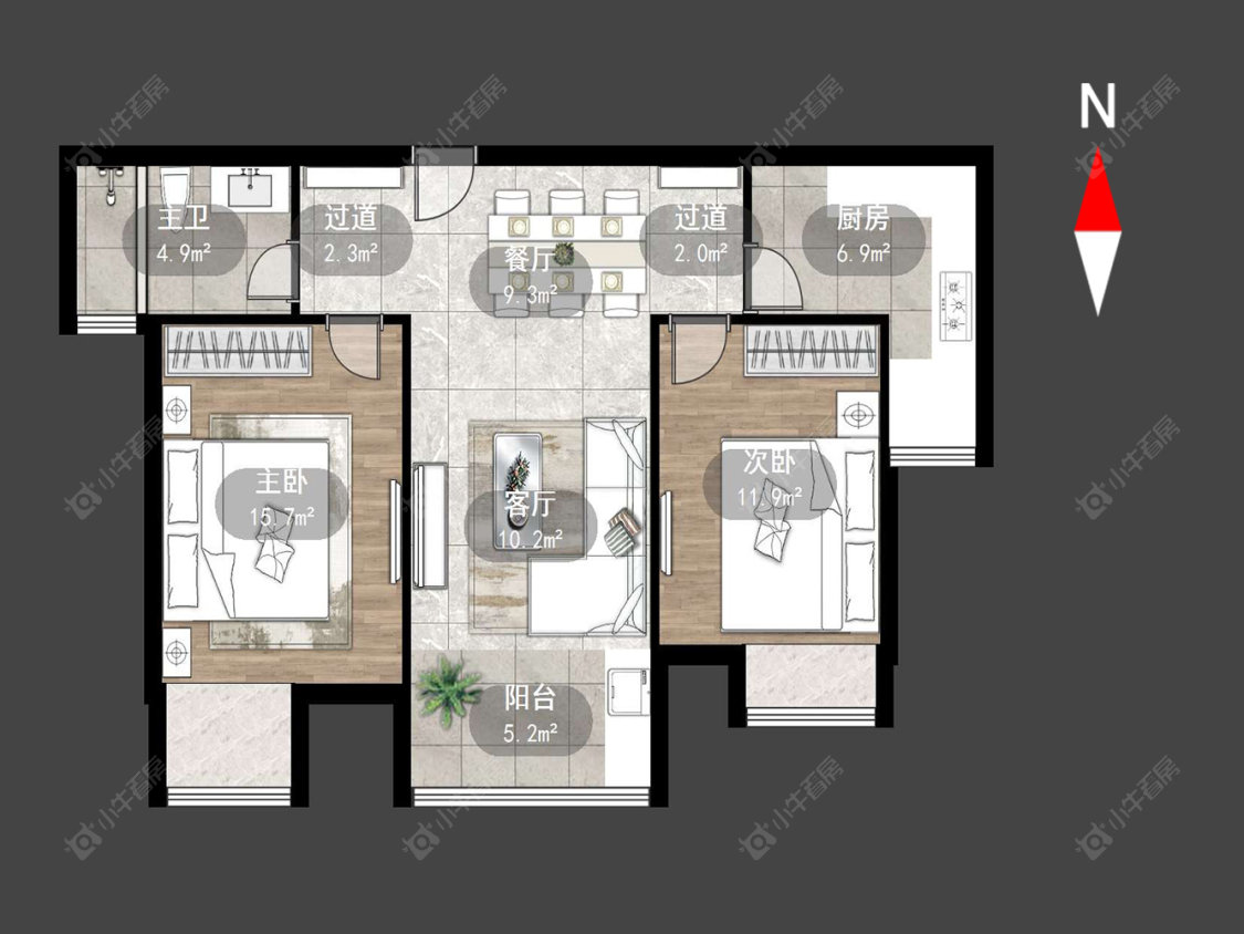 水清木华房源户型图 常州水清木华在售二手房源户型图_小牛看房