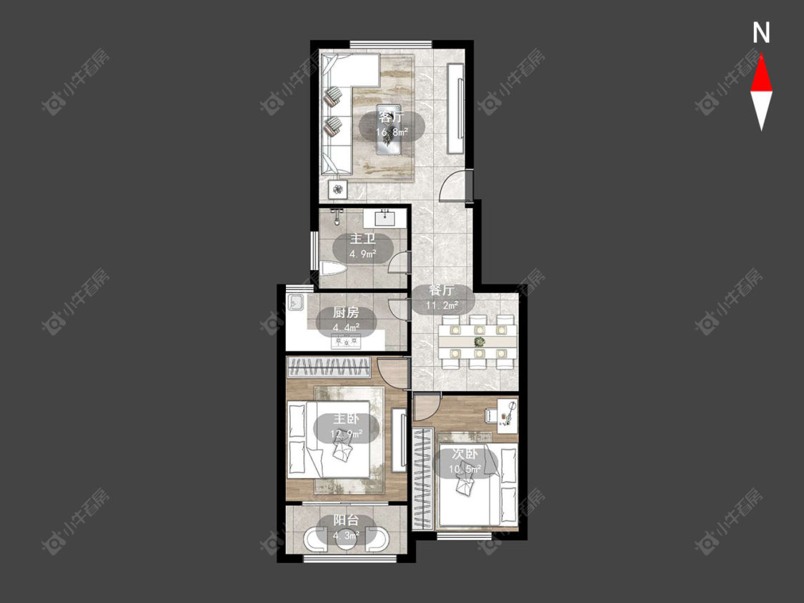 常州枫逸人家在售二手房源户型图_小牛看房