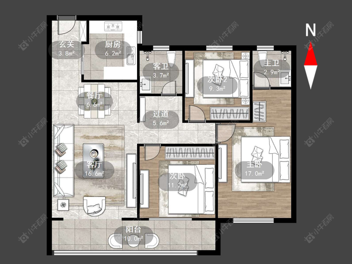 常州大明丰泰苑在售二手房源户型图_小牛看房