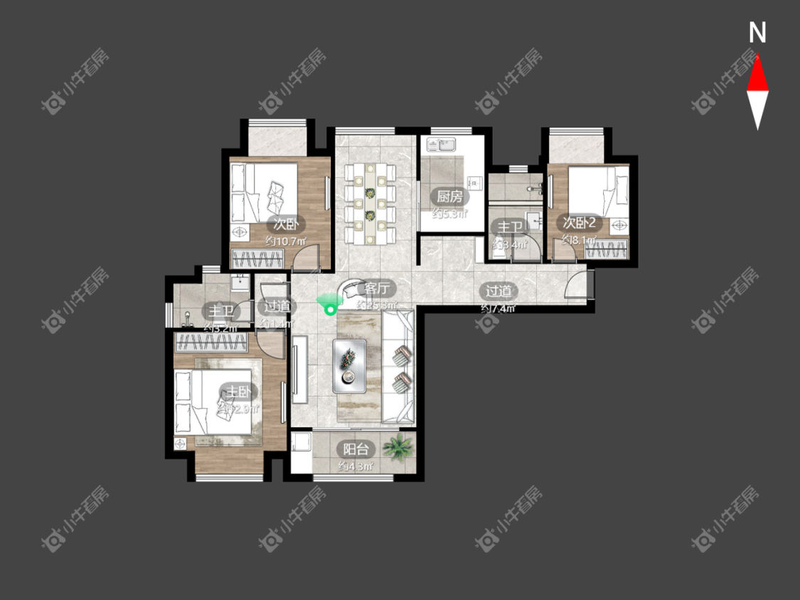 常州宝龙国际花园二期在租房源_小牛看房