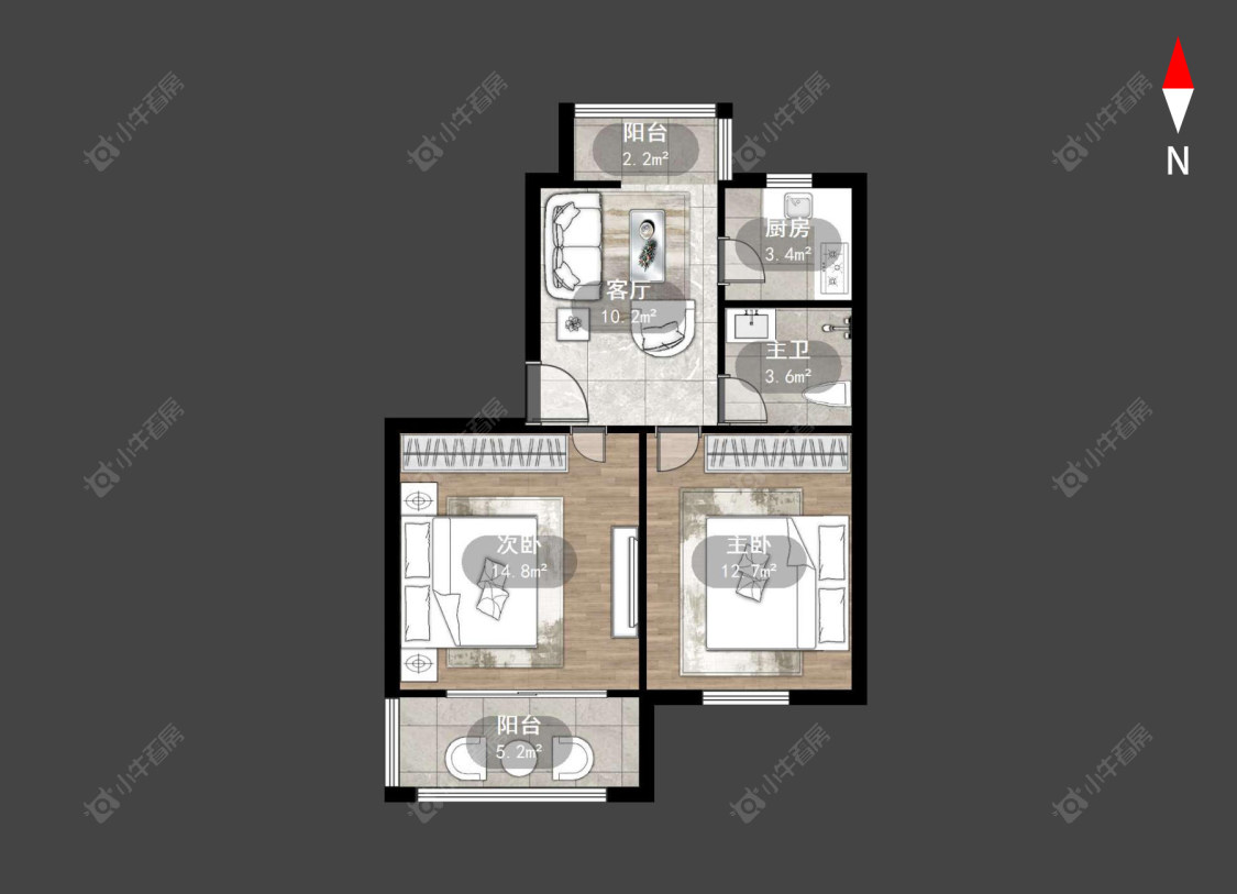 常州关河中路在售二手房源户型图_小牛看房