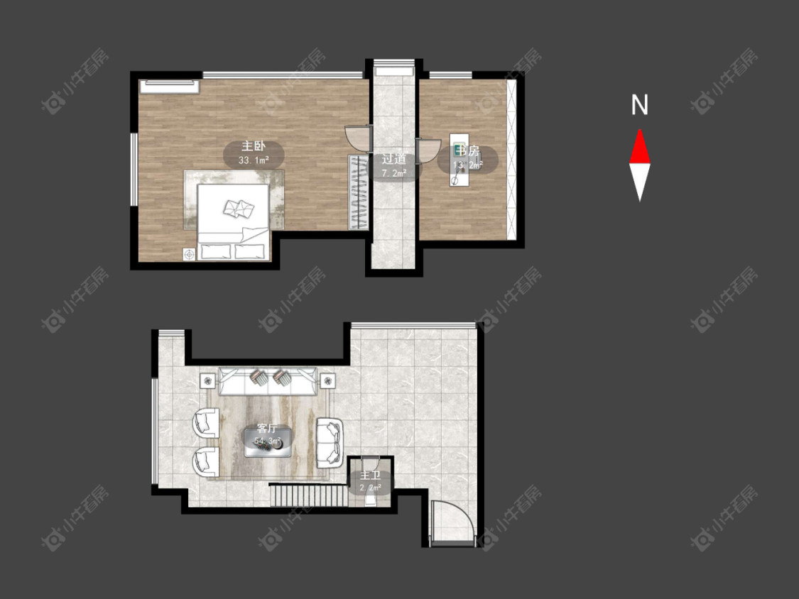 世茂广场房源户型图 常州世茂广场在售二手房源户型图_小牛看房