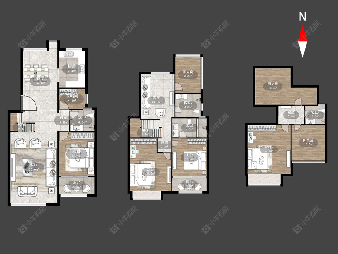 常州鸿盛名苑在售二手房源户型图_小牛看房