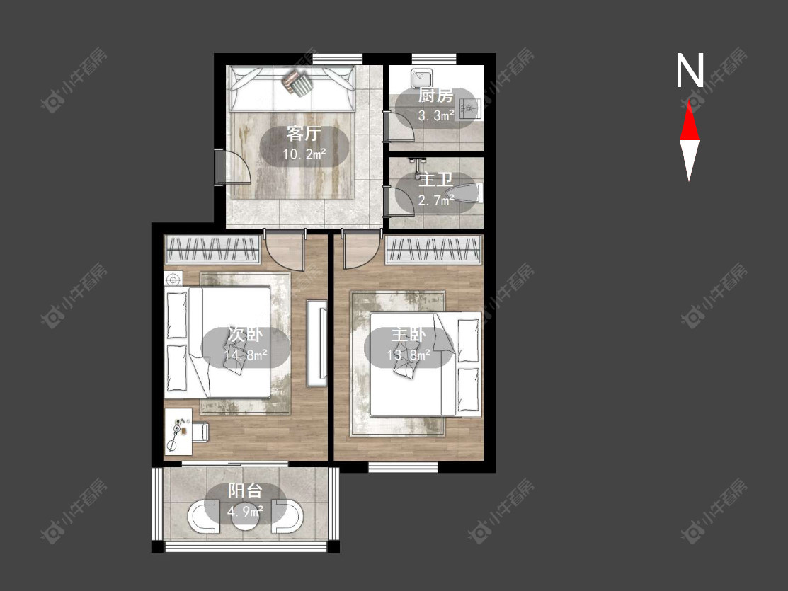 常州朝阳四村在售二手房源户型图_小牛看房