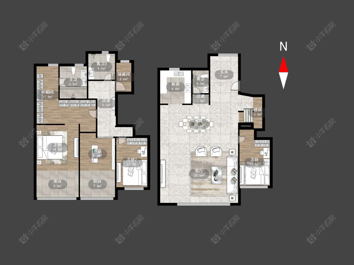 印山风华房源户型图 常州印山风华在售二手房源户型图_小牛看房