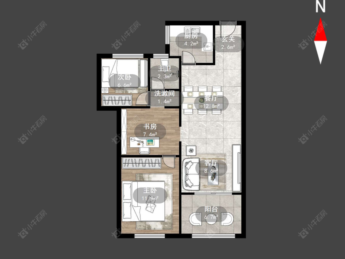 常发豪郡房源户型图 常州常发豪郡在售二手房源户型图_小牛看房