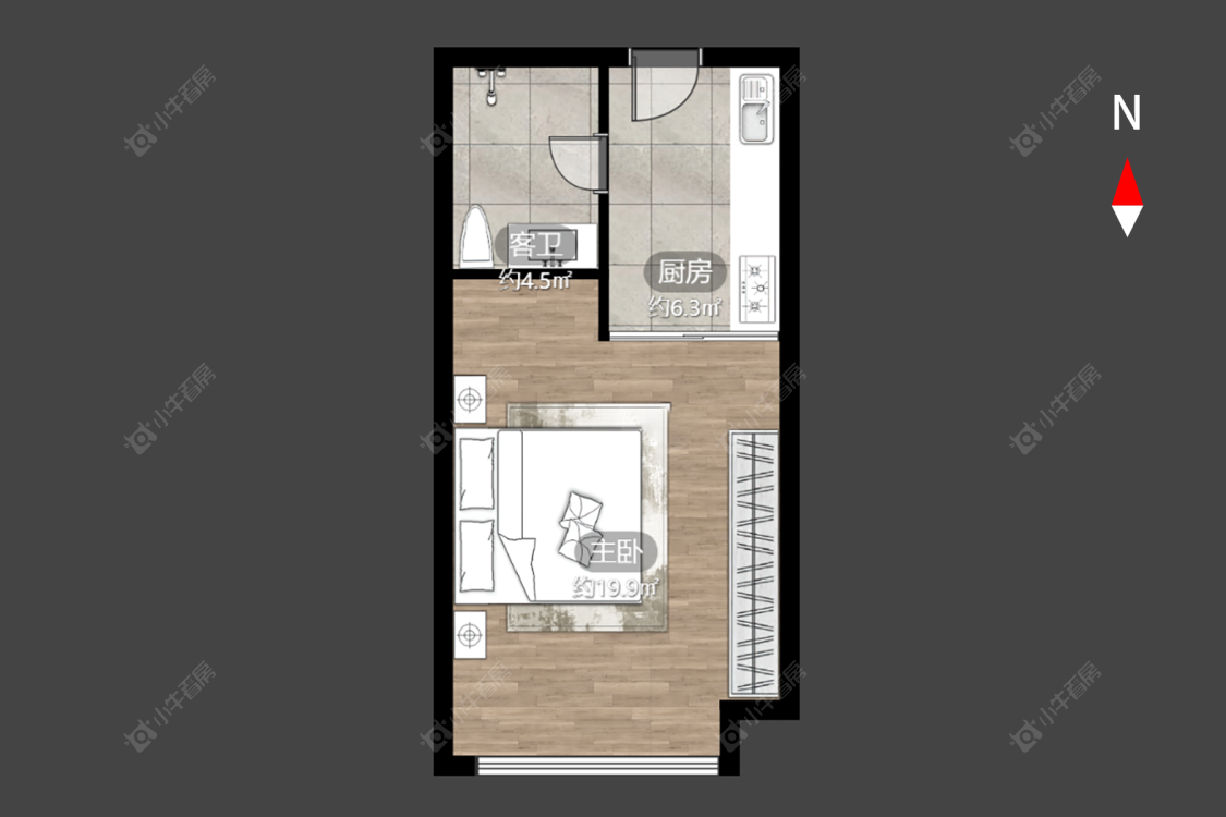 新城吾悦印巷房源户型图 常州新城吾悦印巷在售二手房源户型图_小牛看房