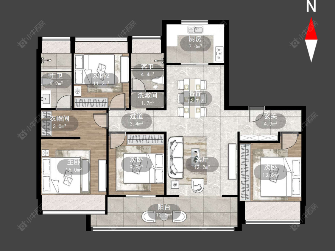 常州旭辉都会上著在售二手房源户型图_小牛看房