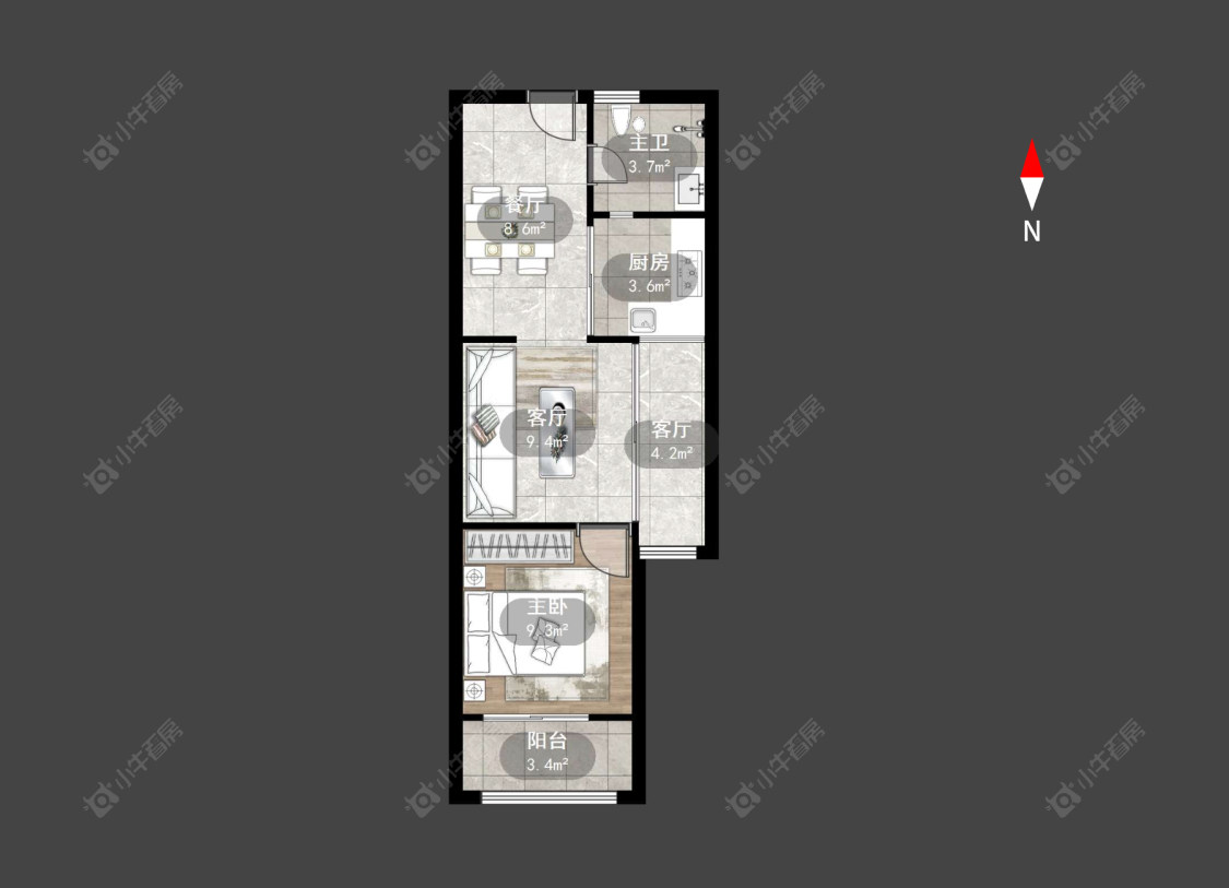 常州九洲玺在售二手房房源户型图_小牛看房