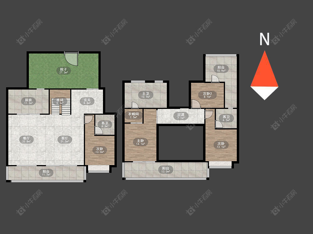 常州璞樾春秋在售二手房源户型图_小牛看房