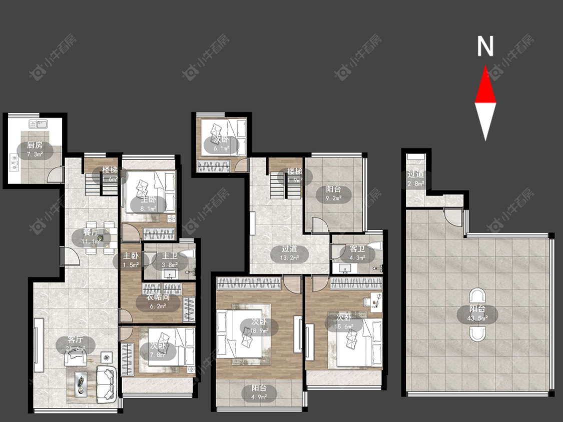 丰乐尚都房源户型图 常州丰乐尚都在售二手房源户型图_小牛看房