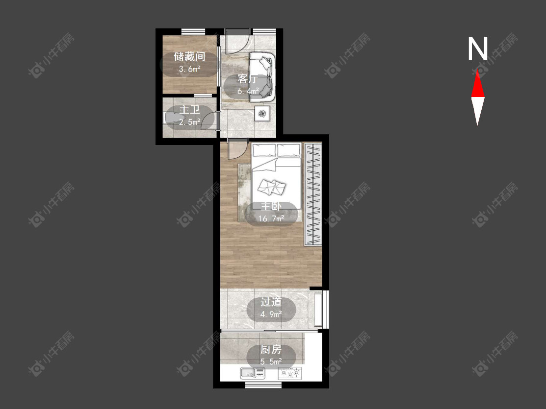 常州工人新村南在售二手房源户型图_小牛看房