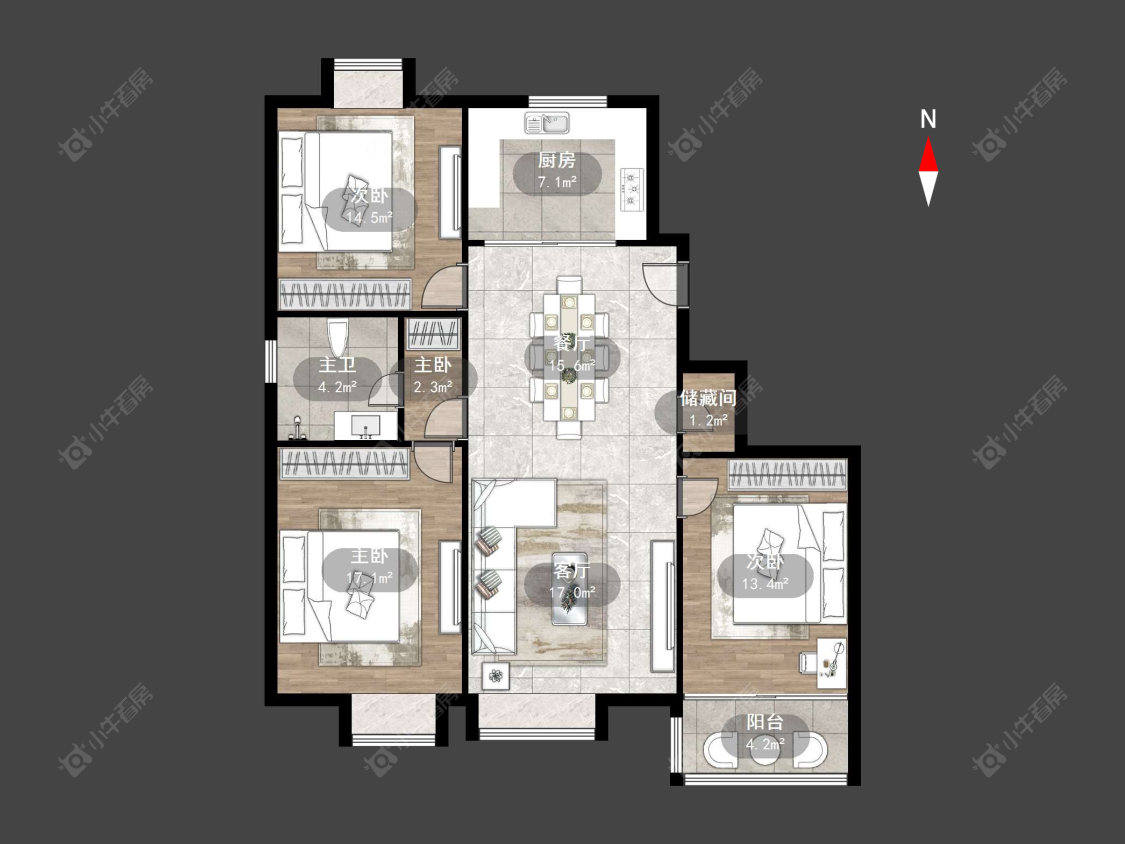 紫金园房源户型图 常州紫金园在售二手房源户型图_小牛看房