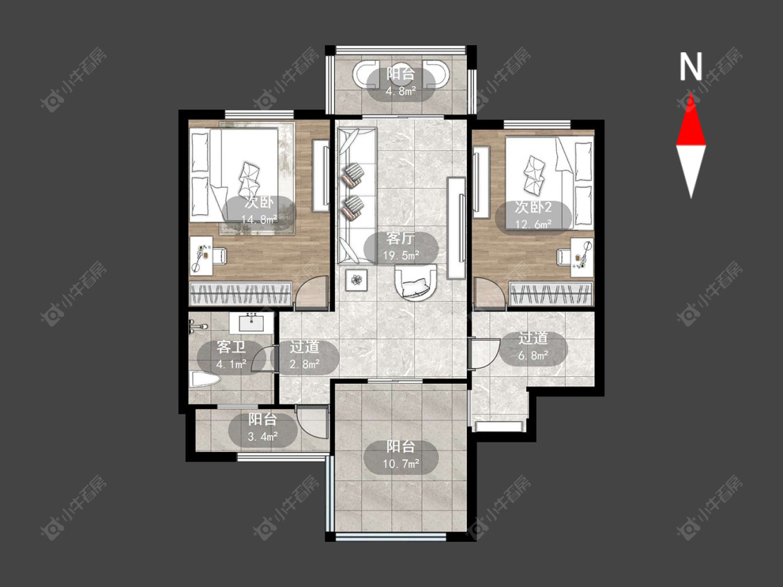魏村花园房源户型图 常州魏村花园在售二手房源户型图_小牛看房