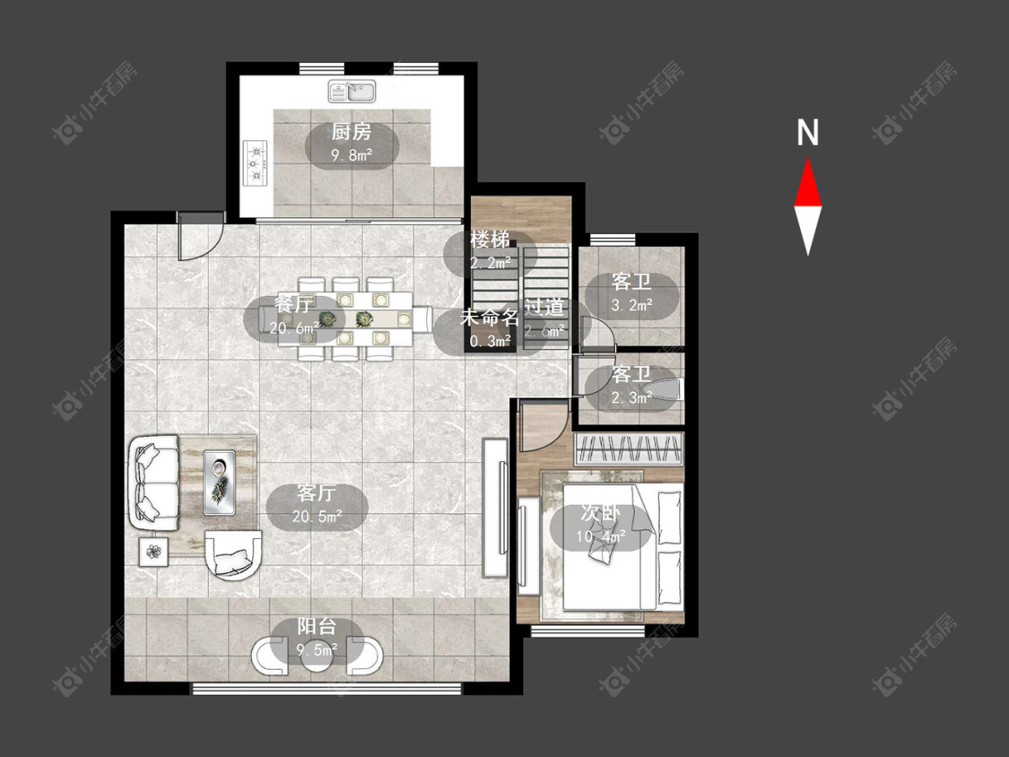 常州龙湖春江天玺在售二手房源户型图_小牛看房