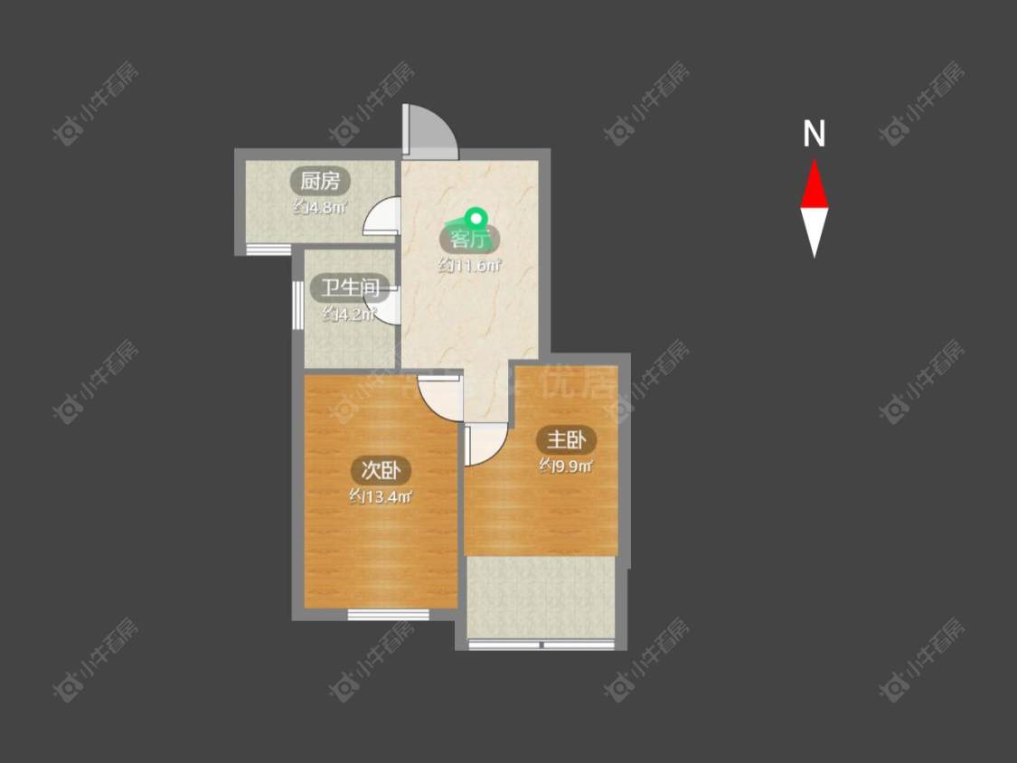 常州美林湖水岸枫情在售二手房源户型图_小牛看房