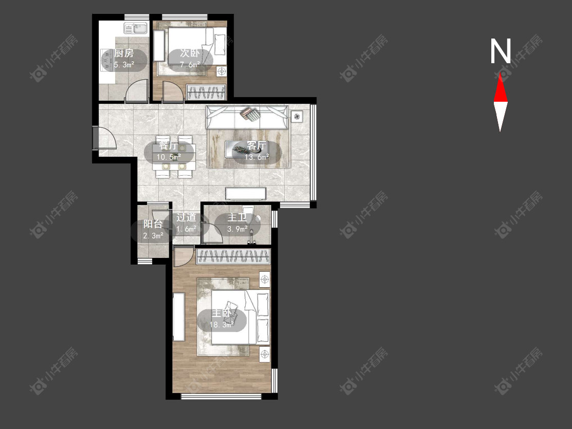 常州安信颐和在售二手房源户型图_小牛看房