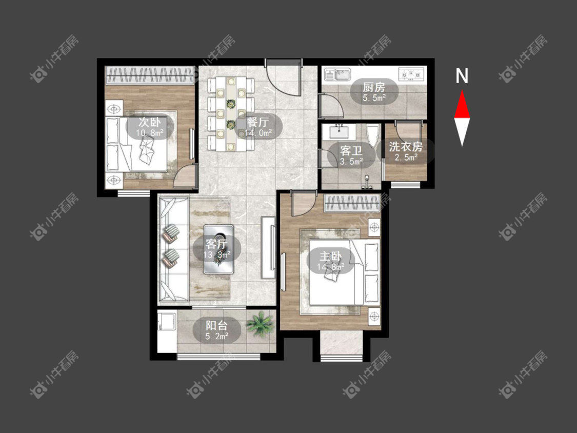常州典雅花园在租房源室内图_小牛看房