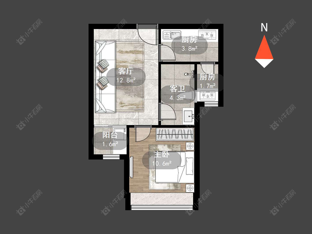 星河国际五区房源户型图 常州星河国际五区在售二手房源户型图_小牛看房