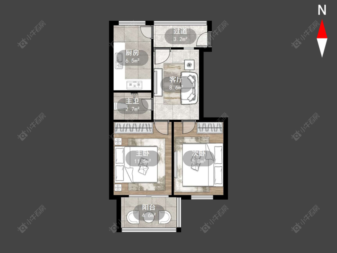 东横街房源户型图 常州东横街在售二手房源户型图_小牛看房