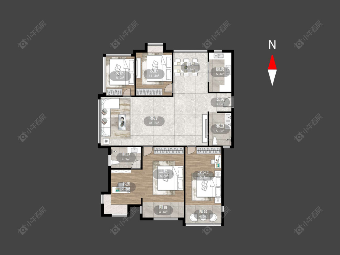 天安花园房源户型图 常州天安花园在售二手房源户型图_小牛看房