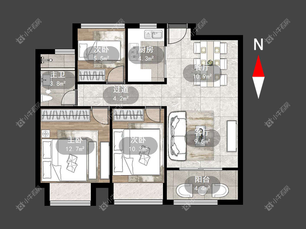常州招商花园城在租房源_小牛看房