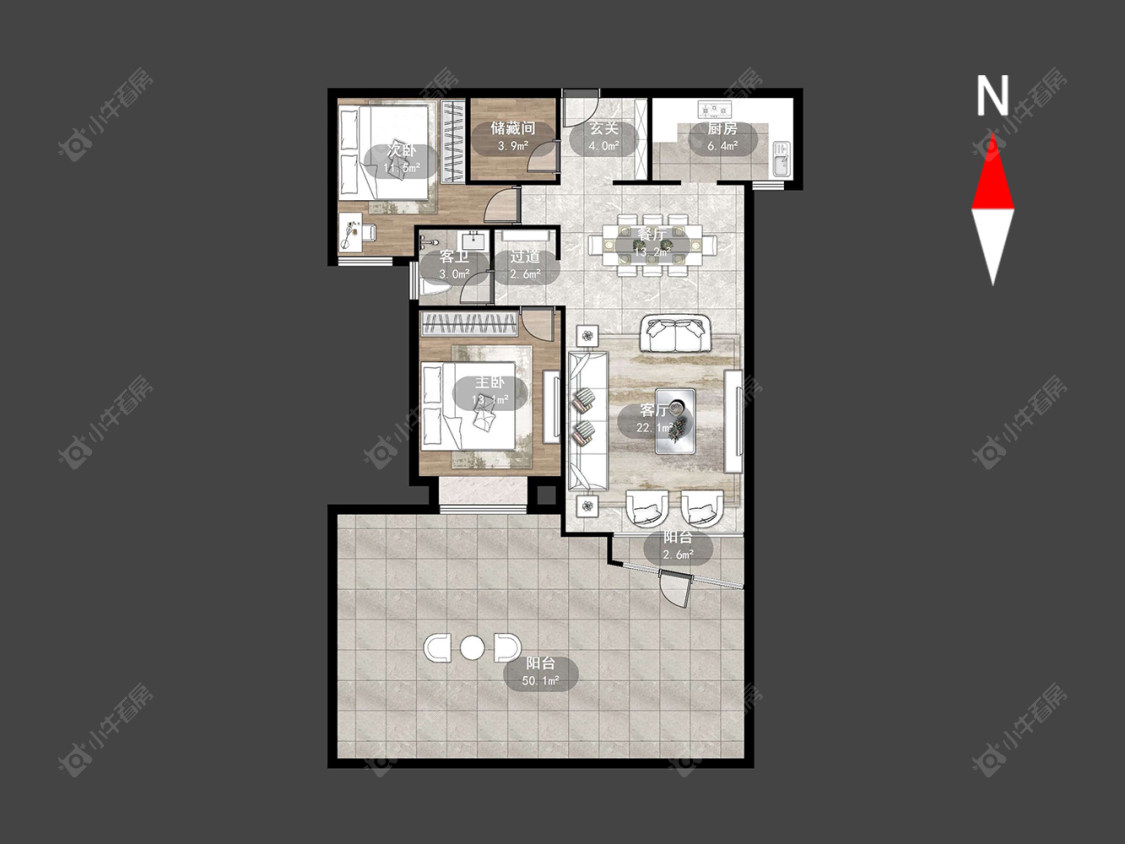 常州中央花园在售二手房源户型图_小牛看房