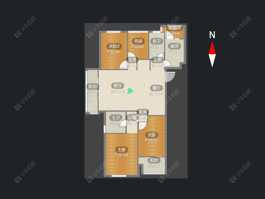 常州佳兆业凤凰湖壹号在售二手房源户型图_小牛看房