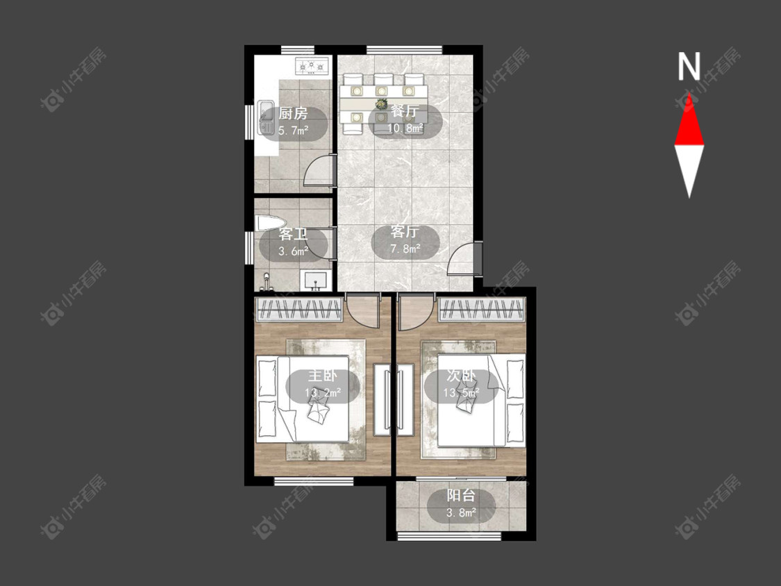 常州华林家园一期在售二手房源户型图_小牛看房