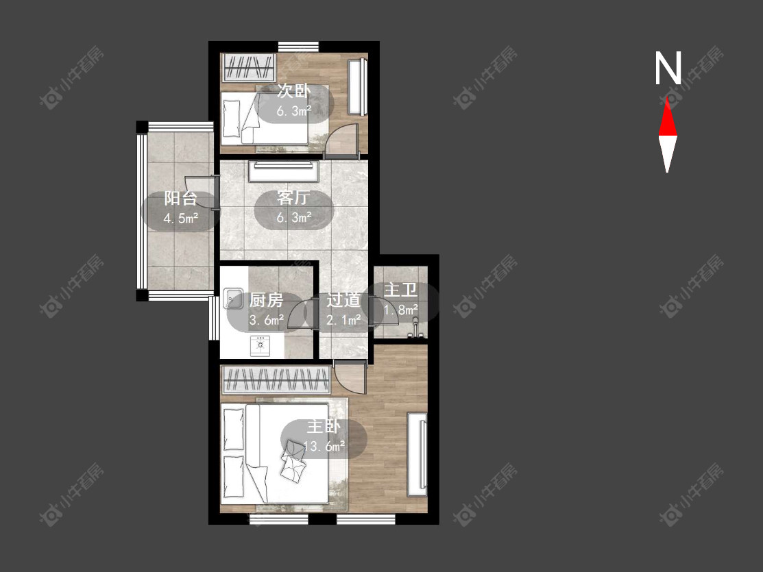 常州丽华一村在售二手房源户型图_小牛看房