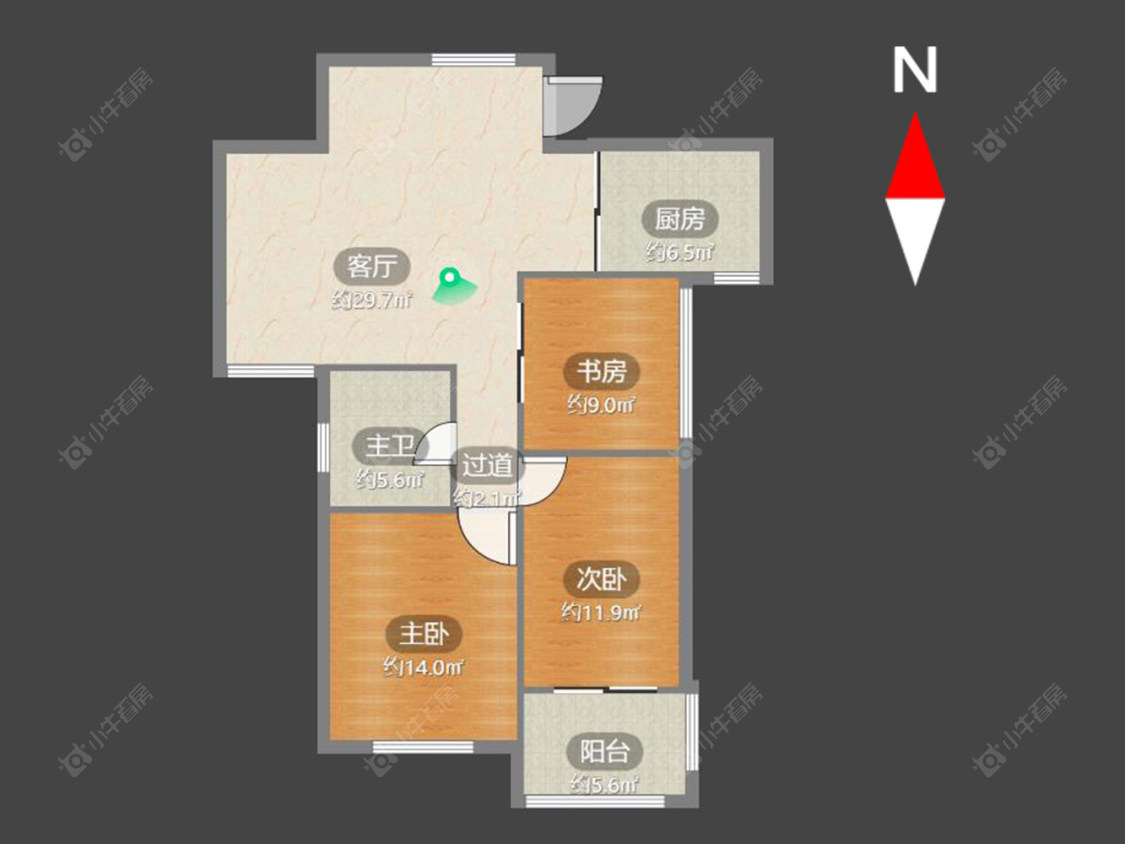 银河湾第一城二期房源户型图 常州银河湾第一城二期在售二手房源户型图_小牛看房