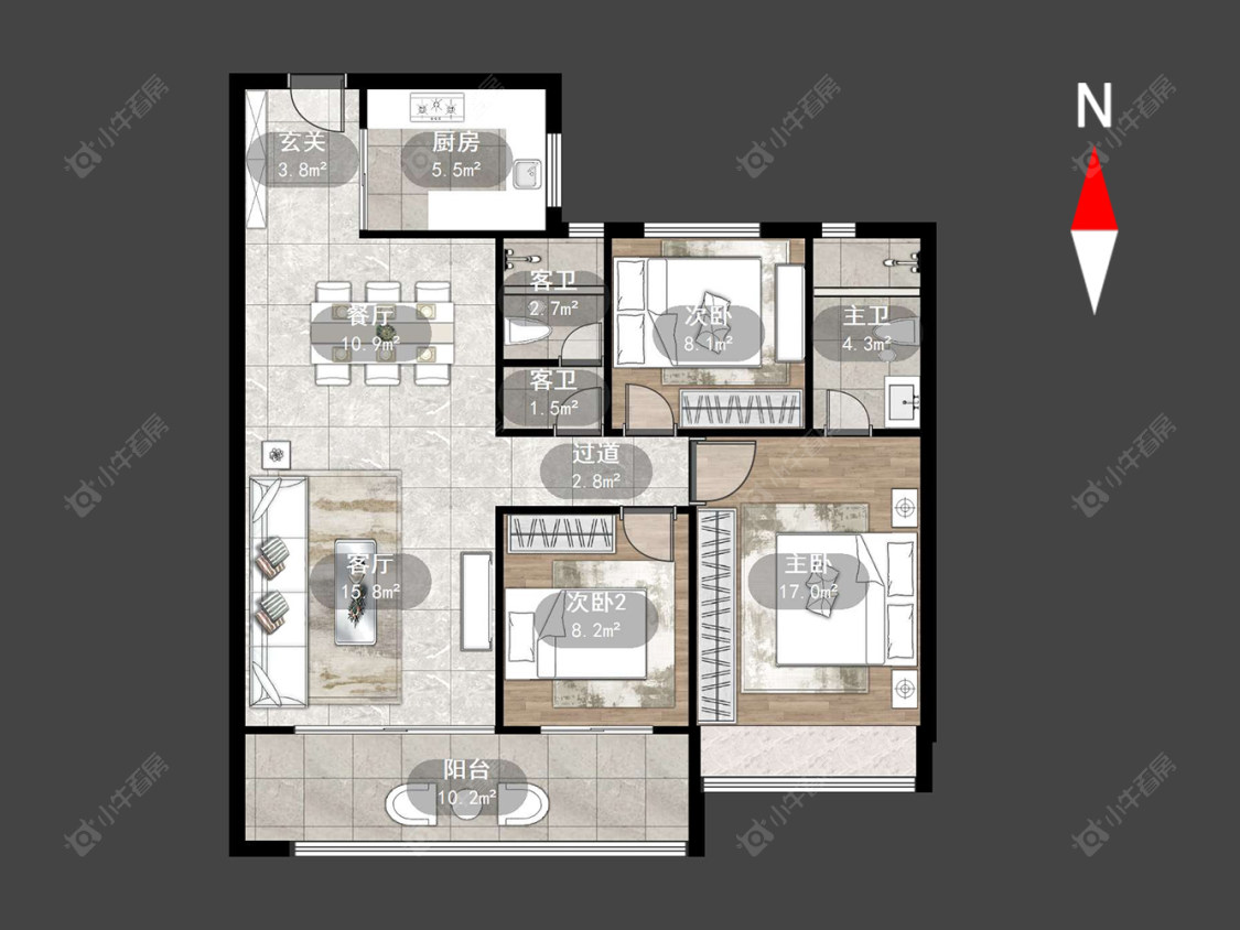 碧桂园壹号天禧房源户型图 常州碧桂园壹号天禧在售二手房源户型图_小牛看房