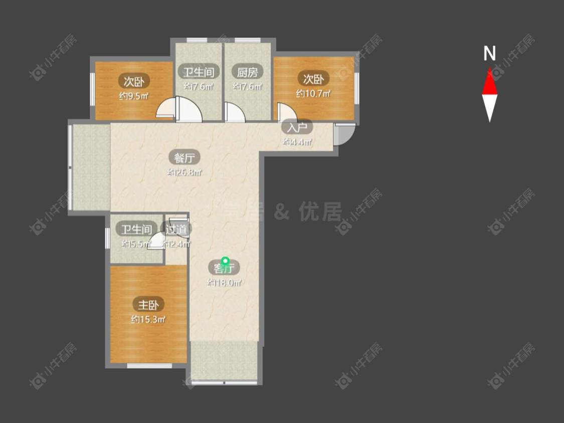 常州银河湾明苑一期在售二手房源户型图_小牛看房