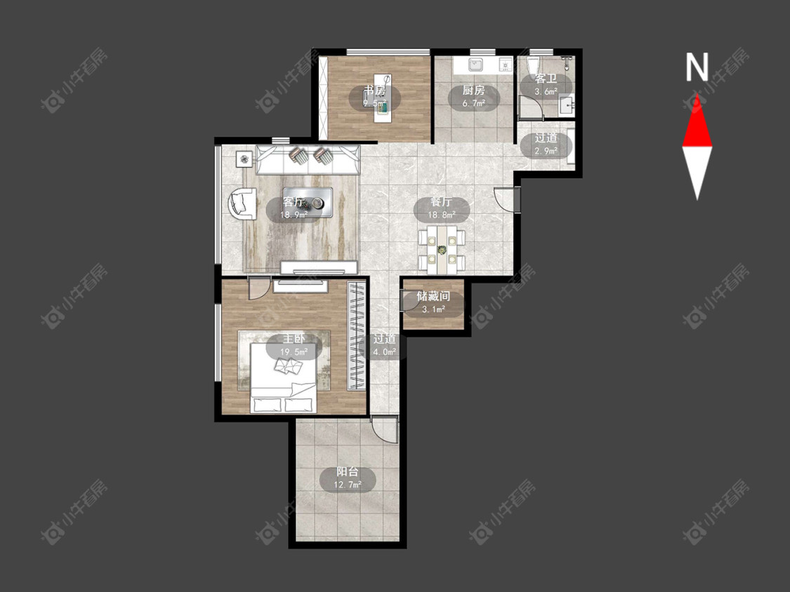 永宁雅苑房源户型图 常州永宁雅苑在售二手房源户型图_小牛看房