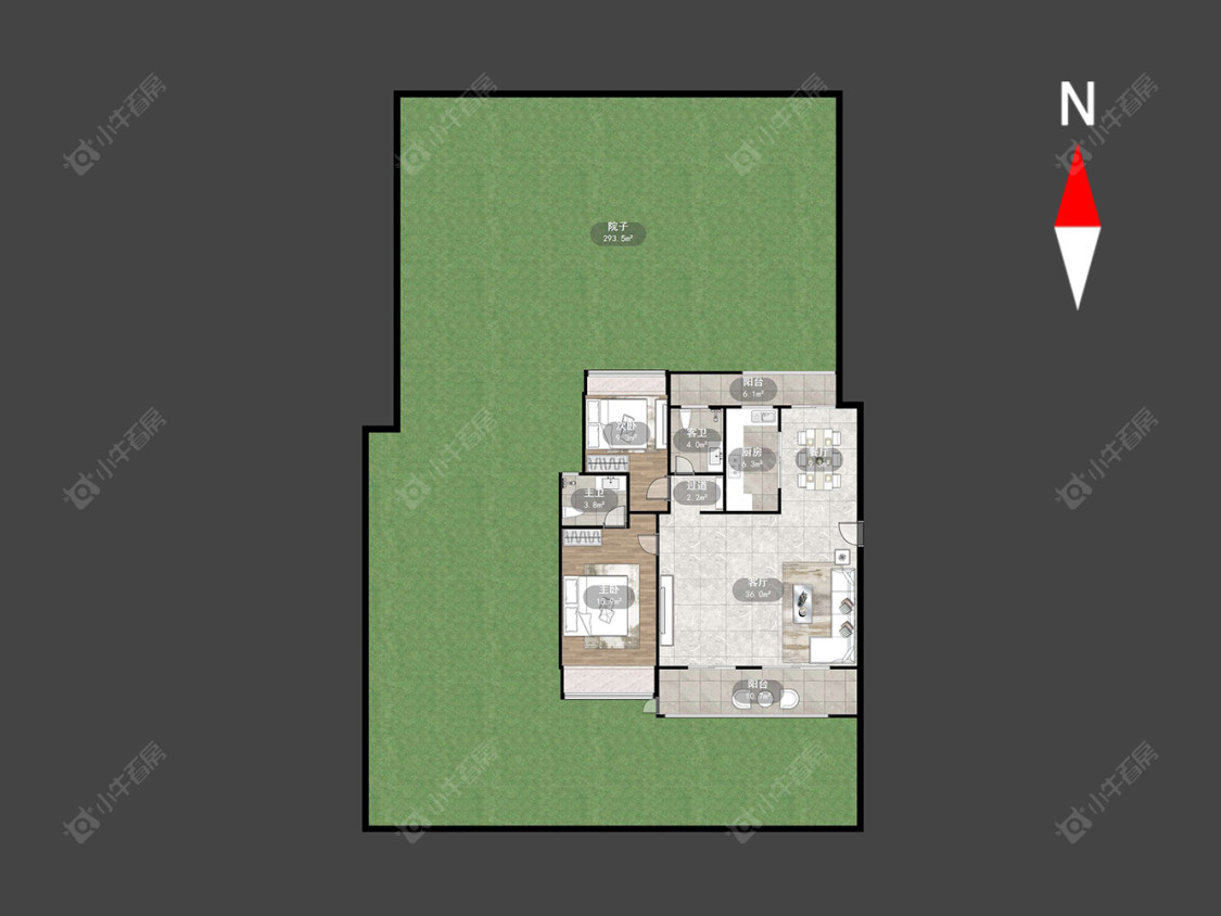 常州阳光城禹洲宸悦在售二手房源户型图_小牛看房