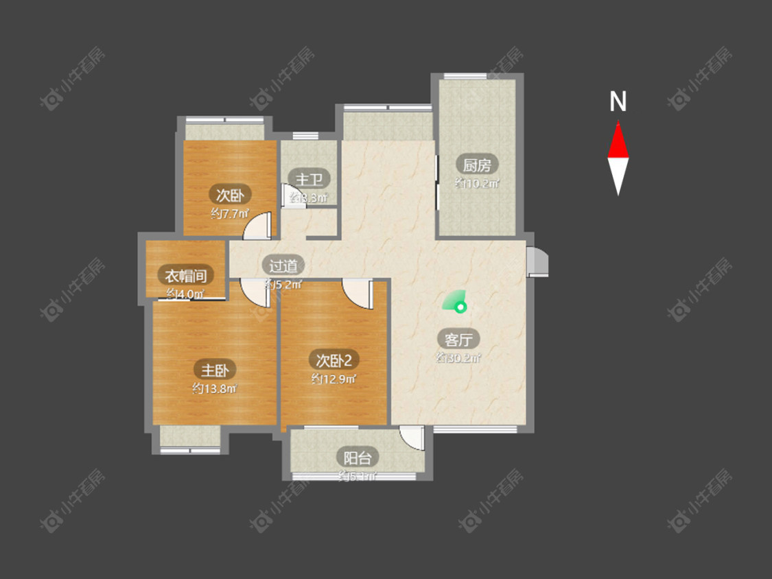 世茂香槟湖一期房源户型图 常州世茂香槟湖一期在售二手房源户型图_小牛看房