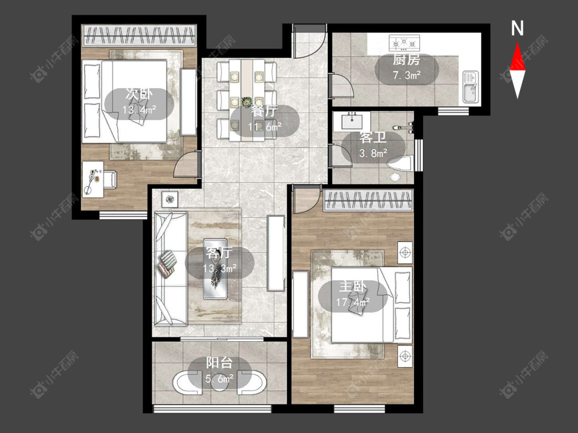 常州港龙紫荆城在售二手房_小牛看房