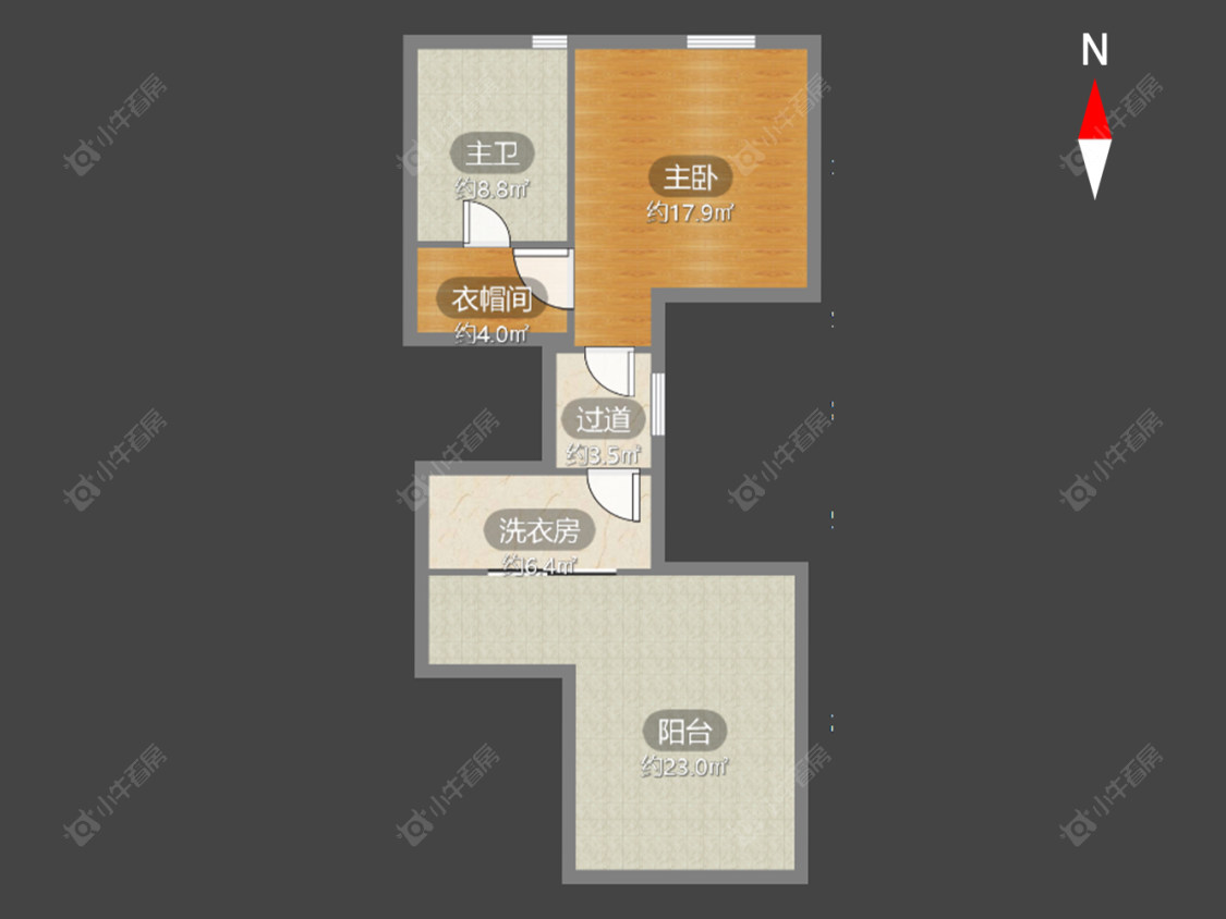 常州公园壹号一二期在售二手房源户型图_小牛看房