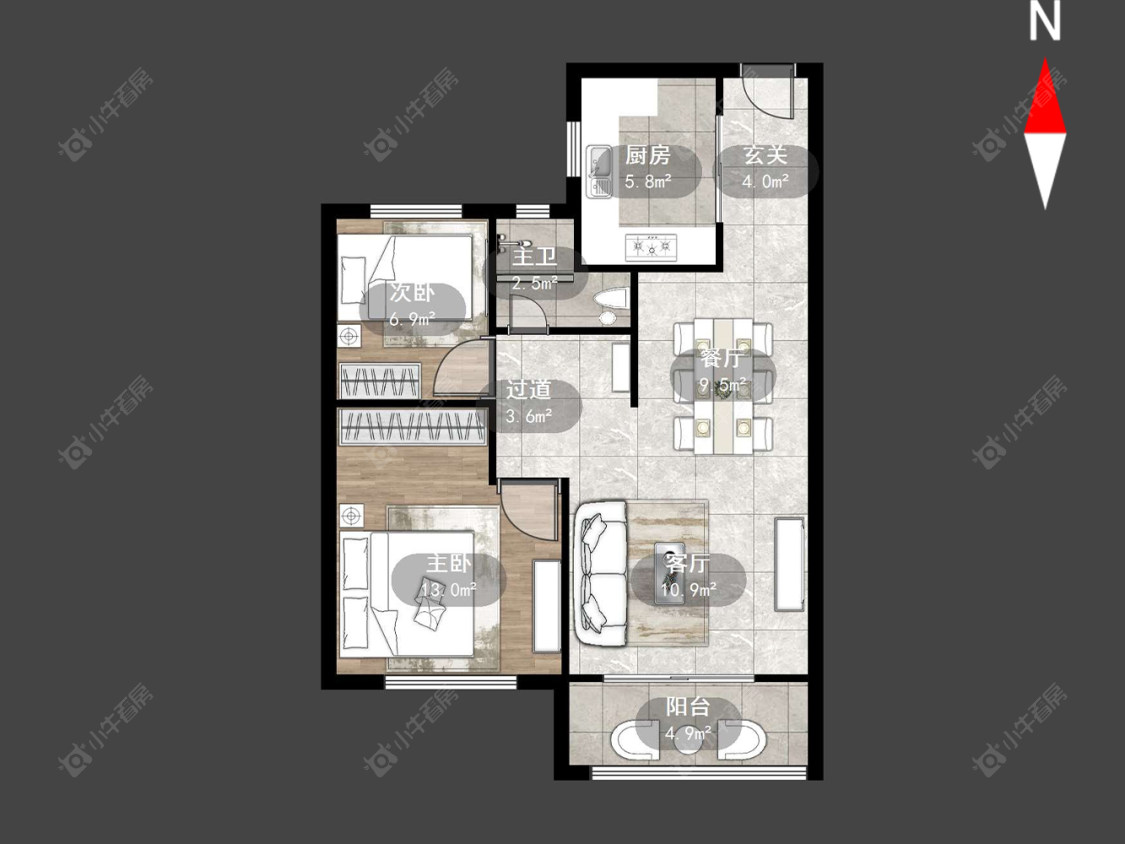 常州大明丰泰苑在售二手房源户型图_小牛看房