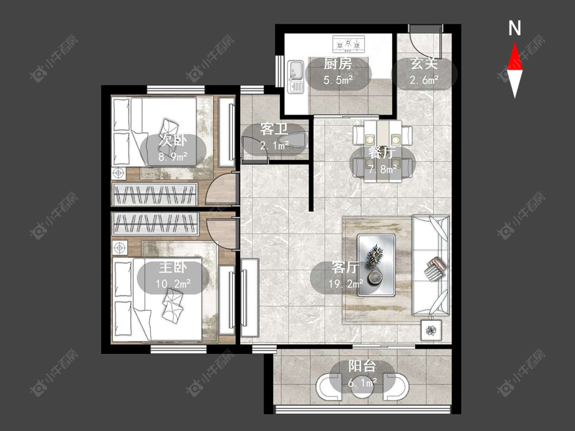 常州山水雅居在售二手房源户型图_小牛看房