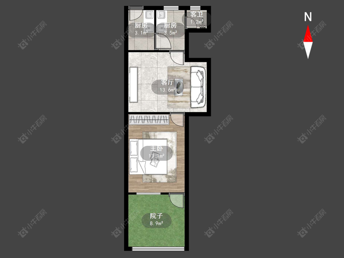 常州工房北区在售二手房房源户型图_小牛看房