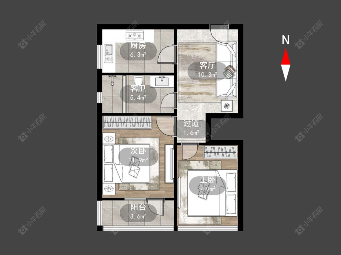 红梅新村房源户型图 常州红梅新村在售二手房源户型图_小牛看房